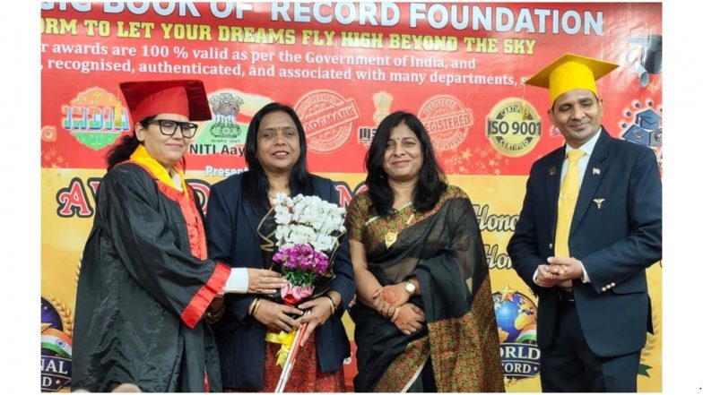 Business News | Magic Book of Records Felicitates Neha Nalin Pawaskar for Her Outstanding Achievement