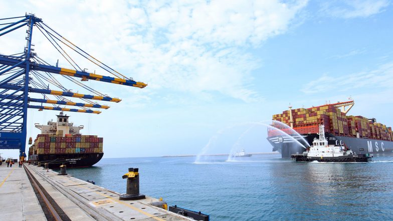 Business News | India’s Port Volumes Rise 7% YoY in August as Freight Rates Surge 132%: Jefferies