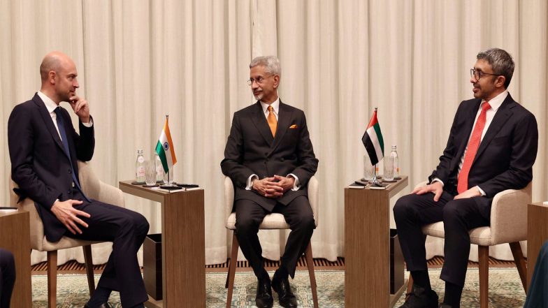 World News | India-France-UAE Review Trilateral Cooperation in Space, AI, Culture, Heritage at UNGA