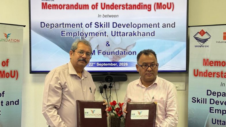Business News | Uttarakhand Government and M3M Foundation Sign MoU to Connect Youth with Industry-Relevant Skills