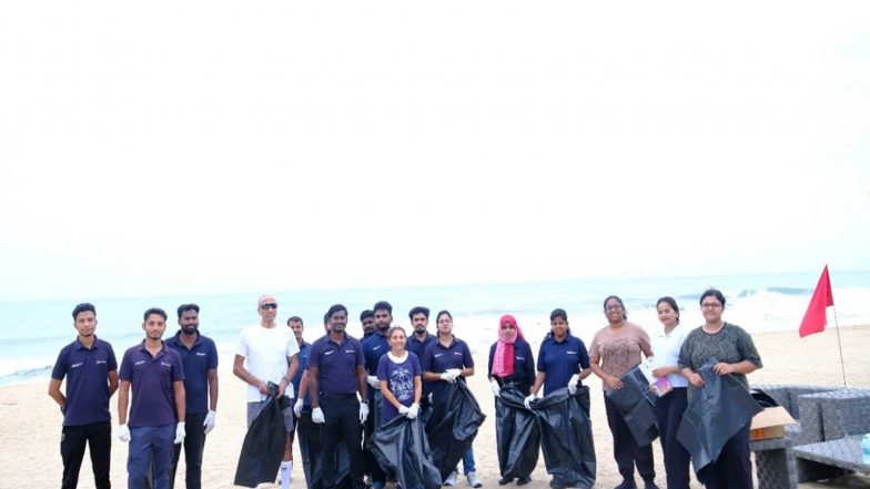 Business News | Space Zone India Removes Nearly 100 Kg of Coastal Waste Ahead of Rhumi Twin Rocket Mission