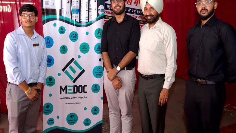Business News | Chandigarh University CSE Student Utkarsh Develops AI-based Hospital & Patient Care Automation Startup 'Medoc'