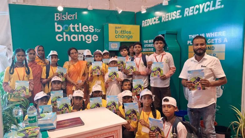 Business News | Bisleri International Partners with National Book Trust at Gomti Book Festival 2026 to Promote Plastic Recycling
