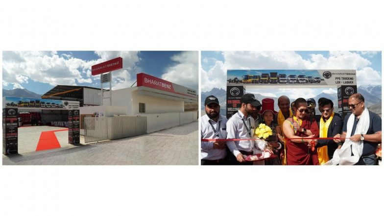 Business News | BharatBenz Inaugurates India’s Highest-Altitude Workshop at Leh-Ladakh in Collaboration with PPS Trucking