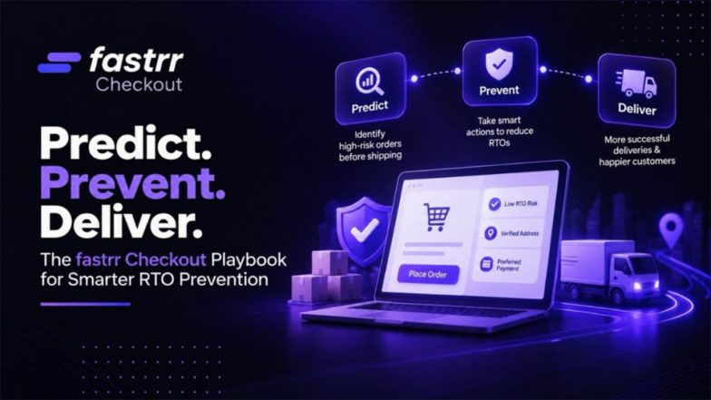 Business News | The Fastrr Checkout RTO Prevention Playbook: A Step-by-Step Guide for Indian D2C Brands