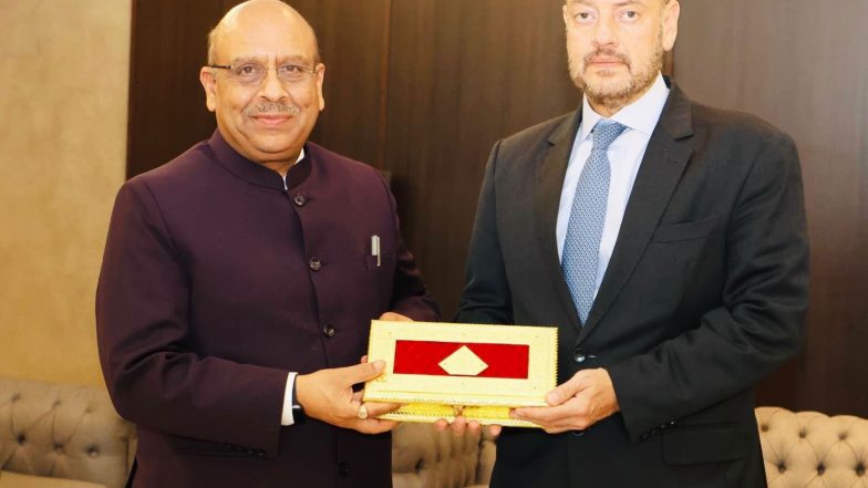 India News | Delhi Speaker Vijender Gupta Calls on Acting Governor of Rio De Janeiro During Brazil Study Tour