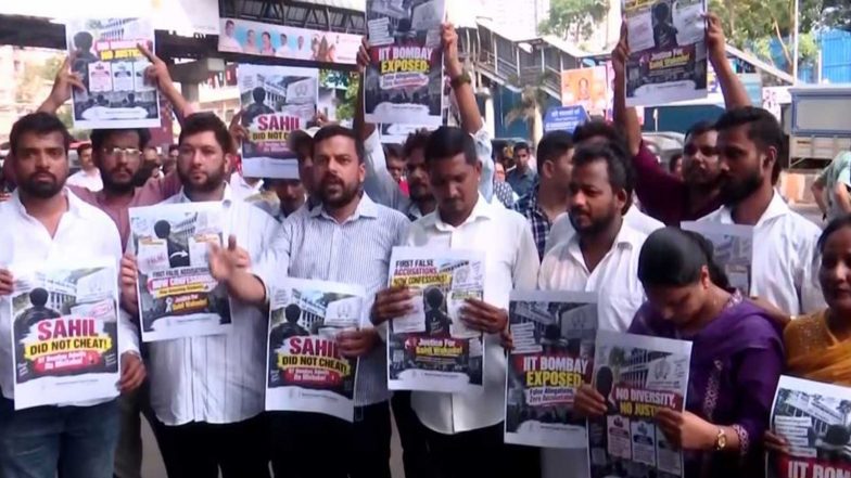 India News | IIT Bombay Student Death: Youth Congress, VBA Stage Protest Demanding Professor’s Arrest