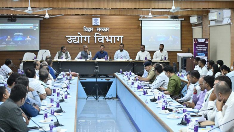 India News | Bihar Steps Up Ease of Doing Business with Revamped Single-window Portal; 62 Services Across 9 Depts Integrated on Single Platform