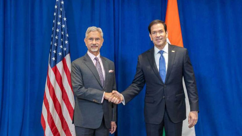 World News | Jaishankar Meets Rubio in New York; Discusses Russia Sanctions Bill, Gulf and Ukraine Tensions