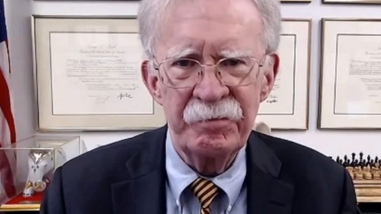 World News | Former US NSA John Bolton Says US Must Pivot from Tariffs to Quad Partnership with India