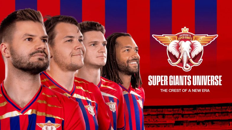 Sports News | Durban’s Super Giants Unveil Fresh Look Ahead of Next SA20 Season