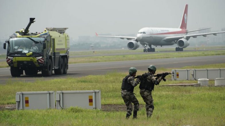 India News | CISF Conducts Annual Anti-hijacking Mock Exercise at Navi Mumbai Airport
