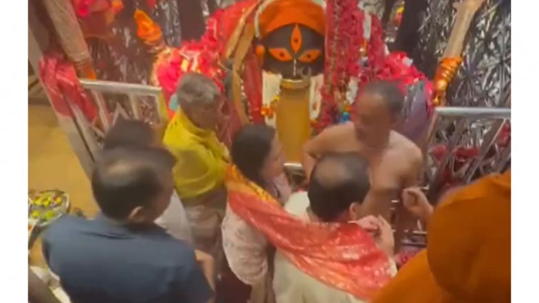 Entertainment News | Gautam Adani Visits Kalighat Temple with Wife Preeti Adani in Kolkata