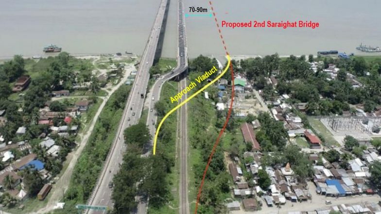 India News | Second Saraighat Rail Cum Road Bridge to Transform Multimodal Connectivity Across Brahmaputra with Doubling of Agthori–Kamakhya Section to Strengthen Northeast