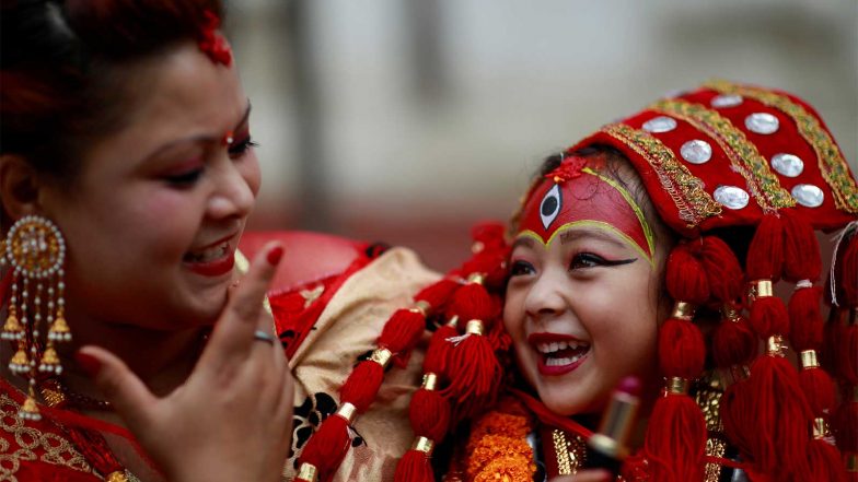 World News | When Girls Become Goddesses: Inside Nepal’s Sacred Kumari Puja Tradition