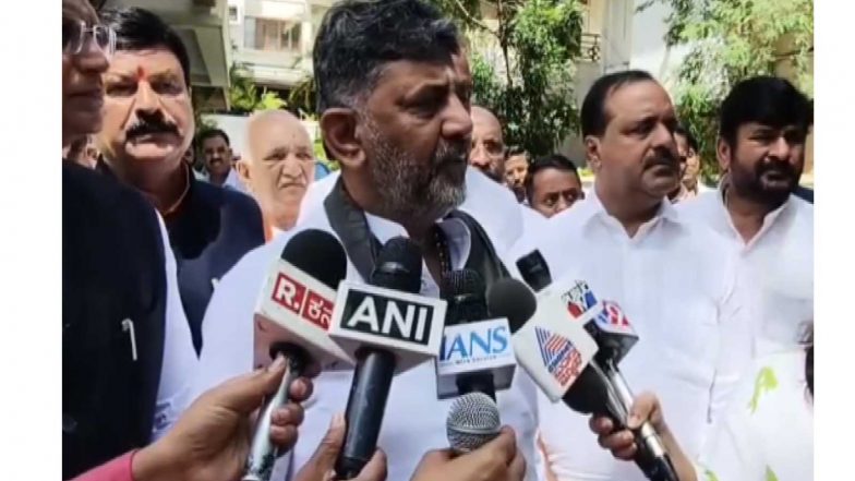 India News | PM Modi Has a Duty to Help Karnataka: DK Shivakumar Seeks Drought Relief Funds