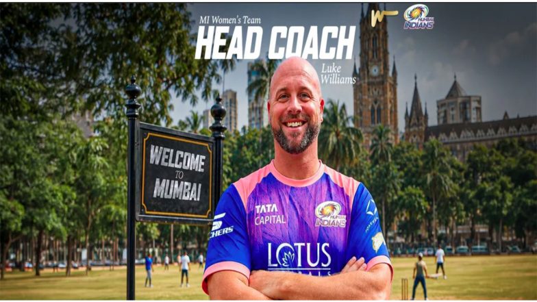 Sports News | Luke Williams Appointed Mumbai Indians Head Coach for Women's Premier League