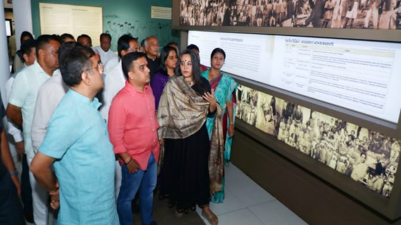 India News | Gujarat Deputy CM Harsh Sanghavi Inaugurates Ambedkar National Foundation Museum, E-library in Ahmedabad