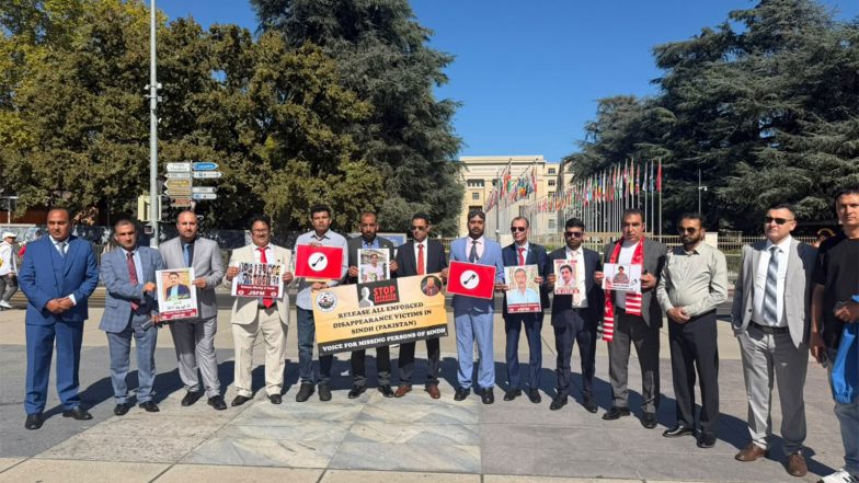 World News | Sindh Freedom Group Demands UN-supervised Referendum on Self-determination at Geneva Demonstration