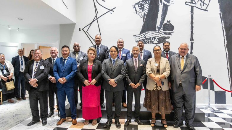 World News | FIPIC FMs Reaffirm Partnership, Discuss Climate, Healthcare, Disaster Resilience on UNGA Sidelines