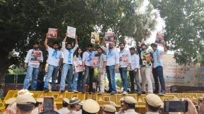 India News | Delhi: NSUI Stages Protest Against Election Commission of India