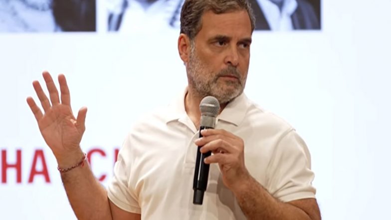 India News | “Deshdrohis Will Be Punished”: Rahul Gandhi Demands CEC Gyanesh Kumar’s Resignation, Reiterates “vote Chori” Allegations