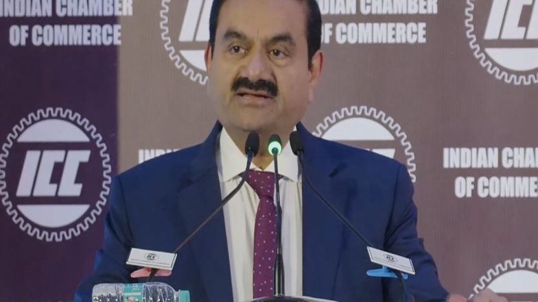 Business News | Adani Group Plans over Rs 1 Lakh Crore Investment in Bengal over Next Decade: Gautam Adani