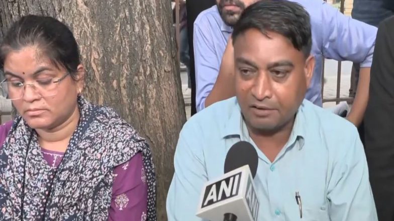 India News | IIT Bombay Student Death: Parents Stage Protest at Azad Maidan, Demand Arrest of Professor, Fast-tracked Probe