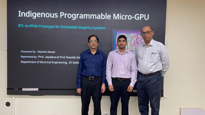 India News | IIT Delhi Researchers Develop First Indigenously Designed Micro-Graphics Processing Unit