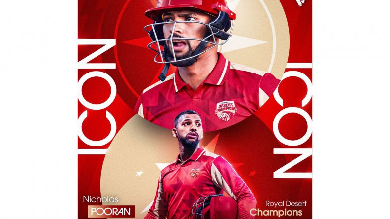 Sports News | Abu Dhabi T10: Nicholas Pooran Confirmed as Captain for New Team Royal Desert Champions