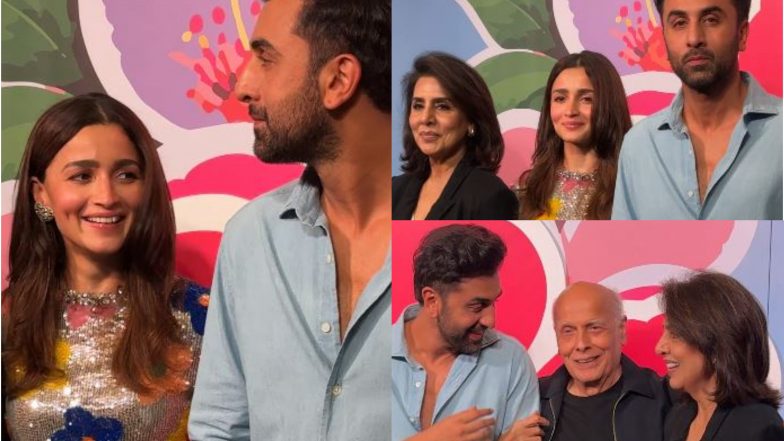 Entertainment News | Alia Bhatt, Ranbir Kapoor Turn Heads at 'Don't Be Shy' Screening, Family Joins to Show Support