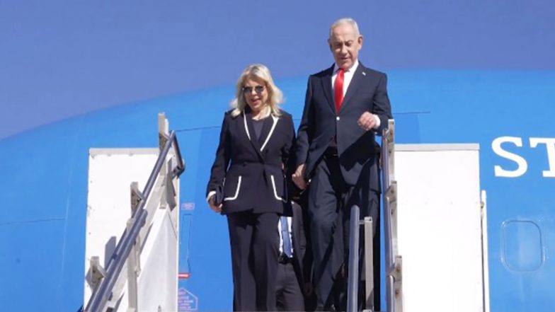 World News | Netanyahu Arrives in US; Set to Address UN General Assembly in New York