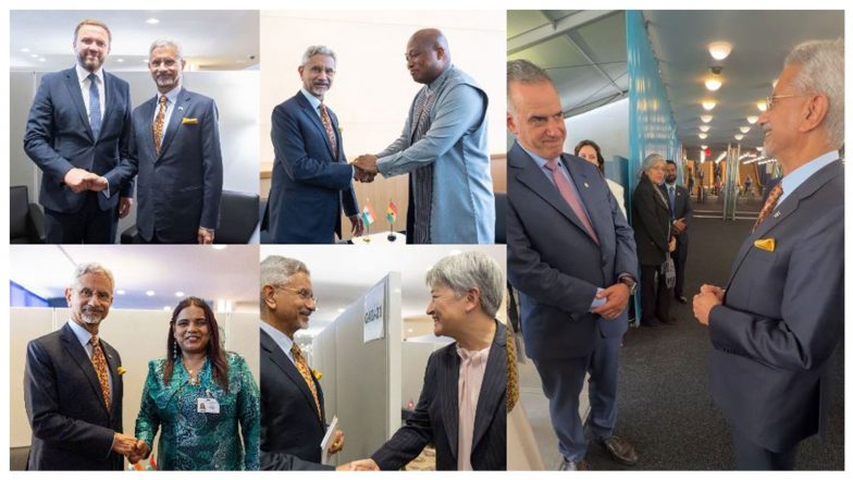 World News | EAM Jaishankar Meets Global Counterparts at UNGA81, Reviews Regional, Bilateral Cooperation