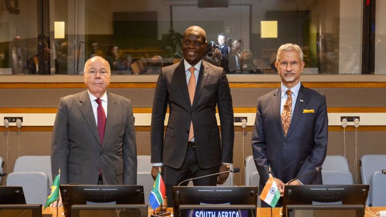 World News | IBSA FMs Call for UNSC Reform, Energy Security; Condemn Pahalgam Terror Attack, Back Digital Infrastructure, AI Growth