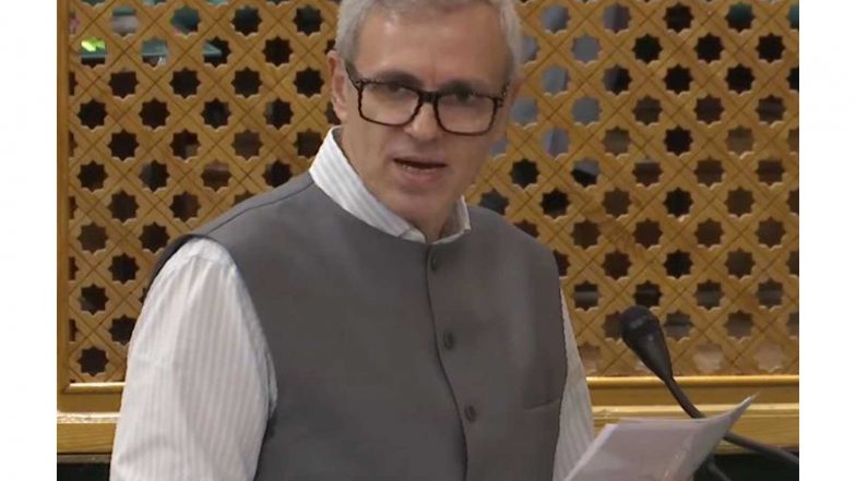 India News | CM Omar Abdullah Moves Resolution Seeking Immediate Restoration of Full Statehood to J-K
