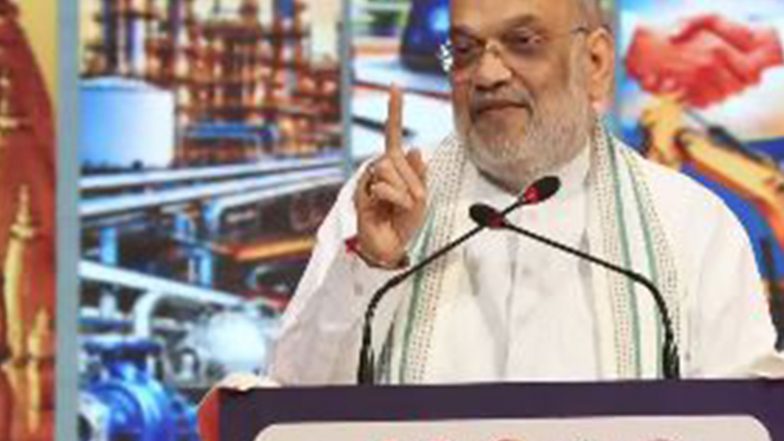 India News | “Mafia Ruled UP, Yogi Govt Eliminated It”: Amit Shah Highlights Political Stability, Policy Implementation Under BJP Govt