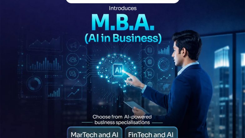 Business News | SCIT Launches New M.B.A. (Artificial Intelligence in Business); Applications Open Via SNAP 2026