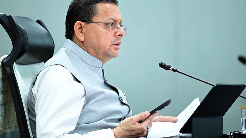 India News | Uttarakhand CM Dhami Directs Officials to Maintain Vigilance Amid Red Alert in Several Districts