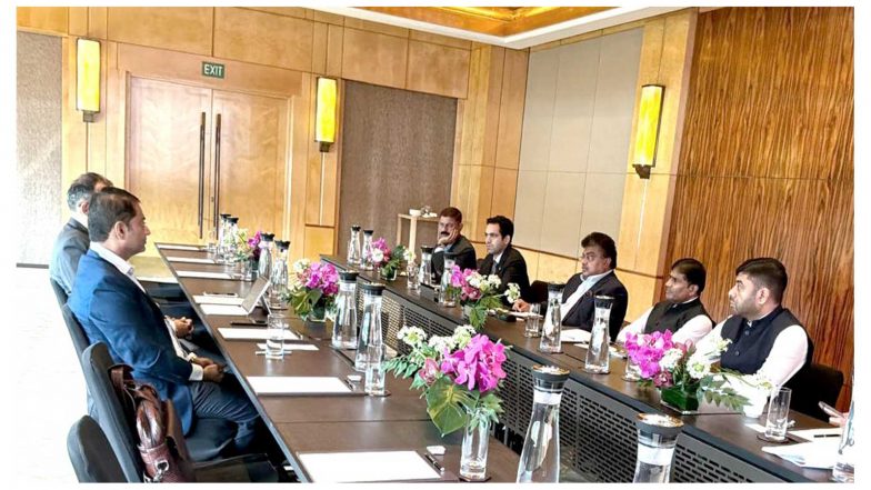 India News | Minister MB Patil Holds Talks with Gan Siow Huang, Singapore Minister of State for Trade and Industry