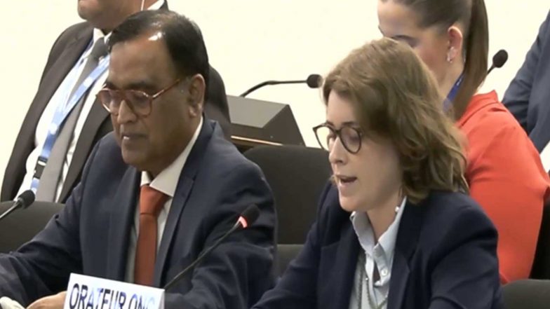 World News | Humanitarian Activist Raises Concern over Sanitation Workers' Deaths in Pakistan at UNHRC