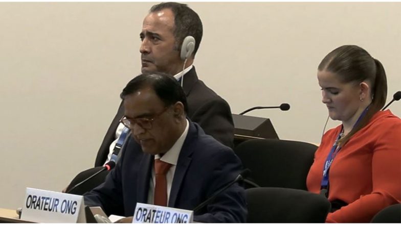 World News | Hidayat Bhutto Raises Sindh Human Rights Concerns at UNHRC