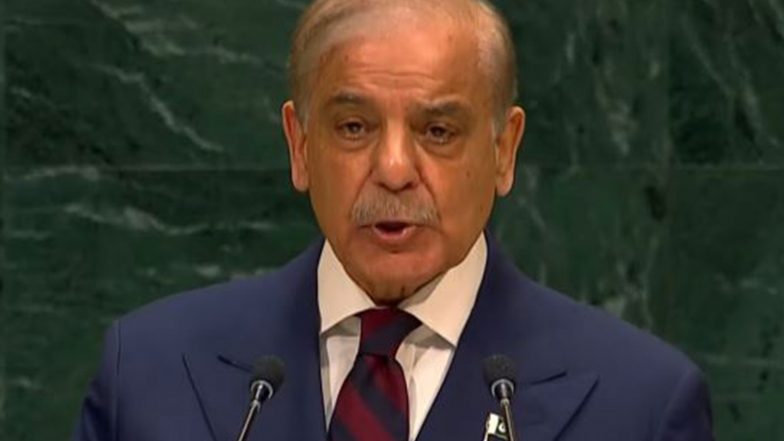 World News | Pakistan PM Shehbaz Sharif Warns Any Diversion of Indus Waters Will Be ‘treated as Act of War’ During UNGA Address