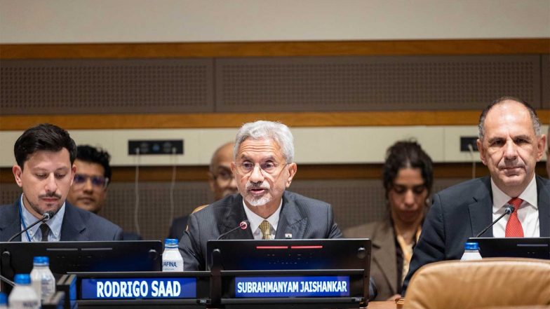 World News | EAM Jaishankar Highlights AI Risks, Maritime Security at UN; Welcomes India-GCC FTA Talks