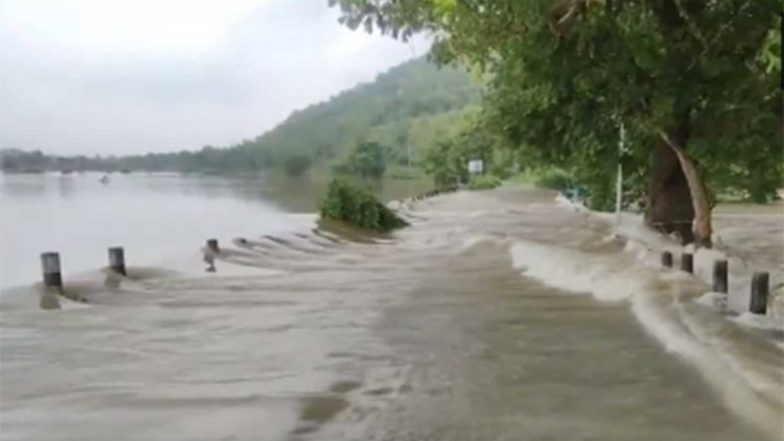 India News | Flood-like Situation in Odisha’s Banpur After Heavy Rainfall, Roads Submerged