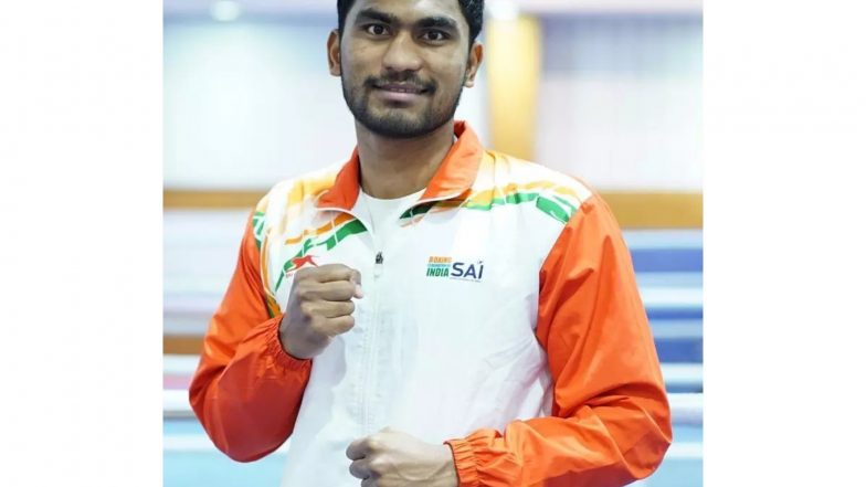 Sports News | Asian Games 2026: Indian Boxer Kapil Pokhariya Storms into Men's 91kg Quarterfinals