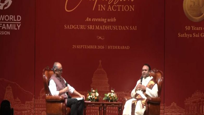 Entertainment News | ‘Is It Really Possible to Bring This World Together?’: Daggubati Suresh Babu Discusses ‘One World, One Family’ Mission with Sadguru Sri Madhusudan Sai