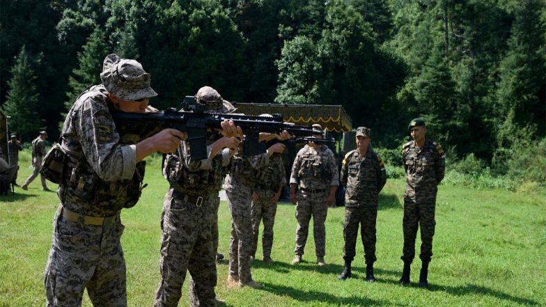 World News | Indian, Mongolian Troops Conduct Weapon Handling Drills During Exercise NOMADIC ELEPHANT 