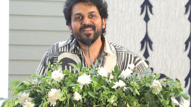 Entertainment News | “Let Us Be Ourselves…”: Karthi Addresses College Students, Speaks About Social Media Pressure on Police Personnel