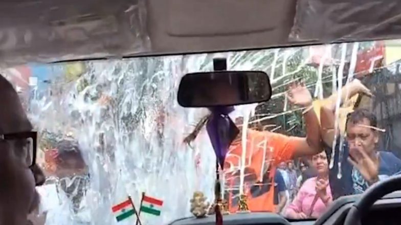 India News | MLA Kunal Ghosh Alleges Attack on Car, Eggs Hurled While Heading to Mamata Banerjee Rally