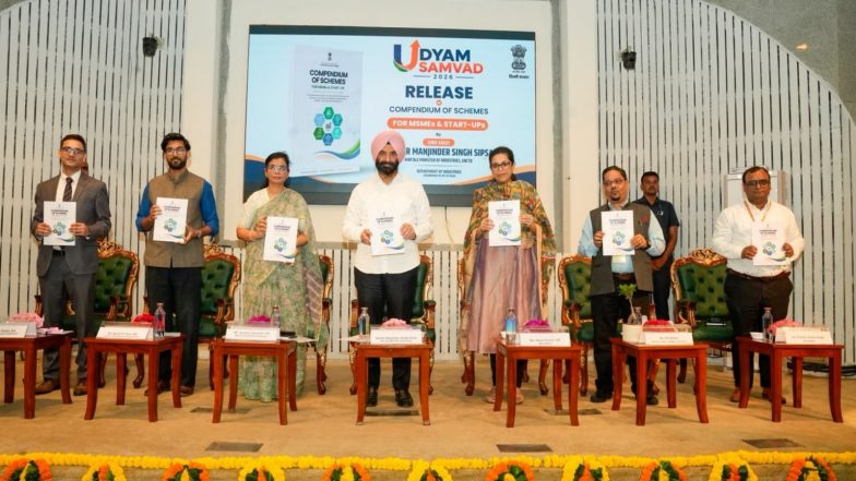 India News | Delhi Industries Minister Sirsa Releases ‘Compendium of Schemes for MSMEs & Startups’ Covering 50+ Central and Delhi Govt Schemes